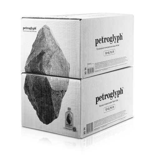 Вода негазированная Petroglyph  0,75 л. Cтекло фото 2